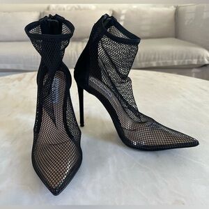 Steve Madden Vielo Suede/Mesh Stiletto